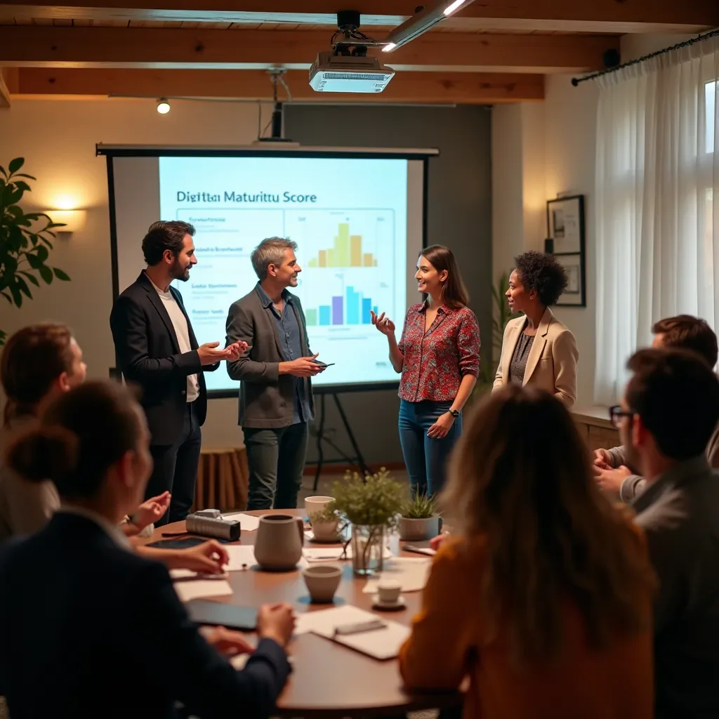 Modern office environment