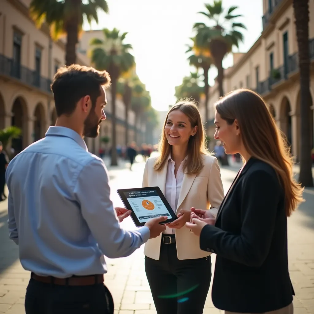 Professional team collaboration